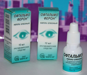 Особенности лечения глаз каплями Офтальмоферон