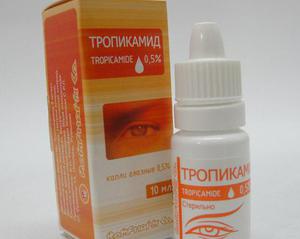 Препарат тропикамид для лечения глаз
