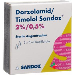 Дорзоламид/тимолол - применение глазных капель
