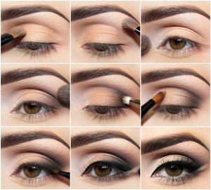 Использование различных оттенков теней в макияже глаз