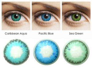 Оттеночные линзы делают естественный оттенок глаз ярче